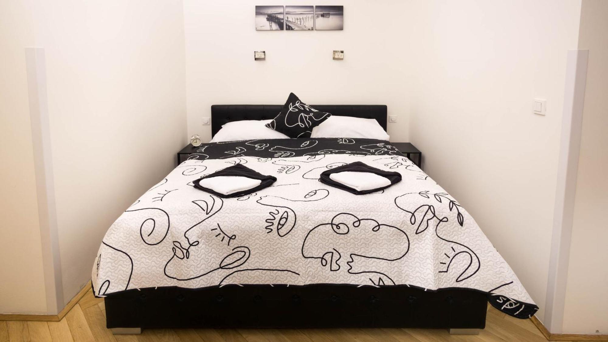 Black & White Apartment Prague By Wenceslas Square And Muzeum Luaran gambar