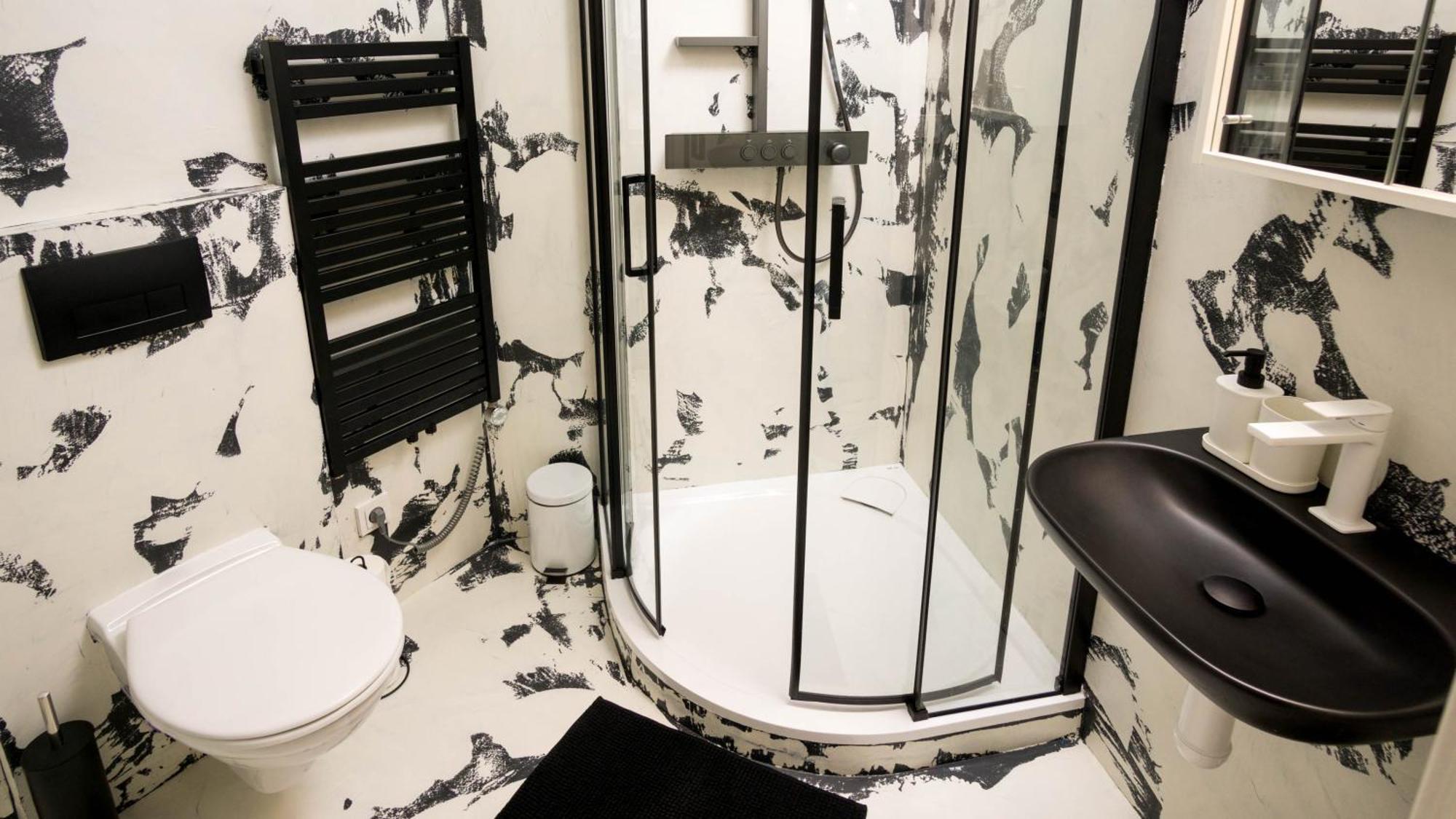 Black & White Apartment Prague By Wenceslas Square And Muzeum Luaran gambar