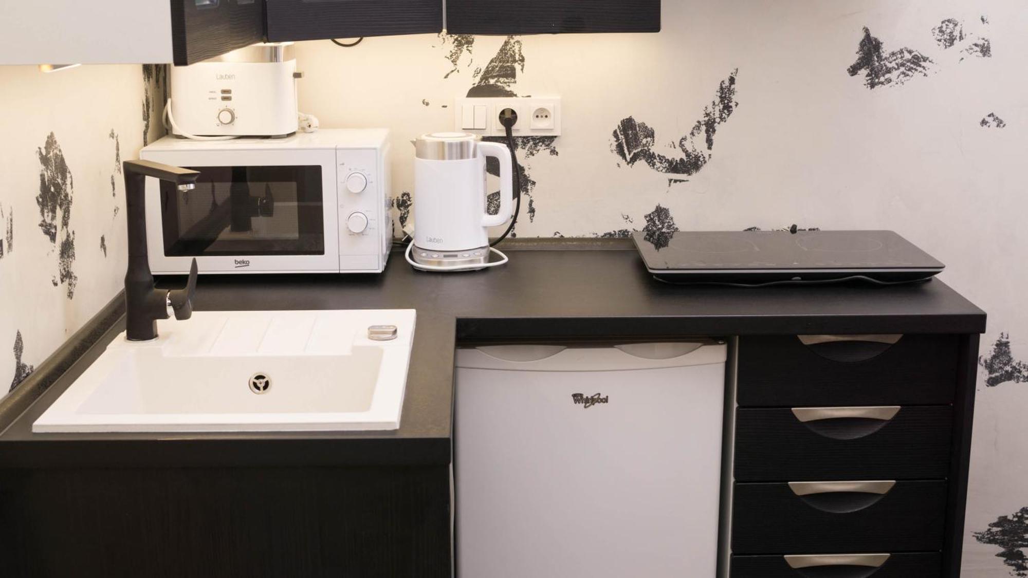 Black & White Apartment Prague By Wenceslas Square And Muzeum Luaran gambar